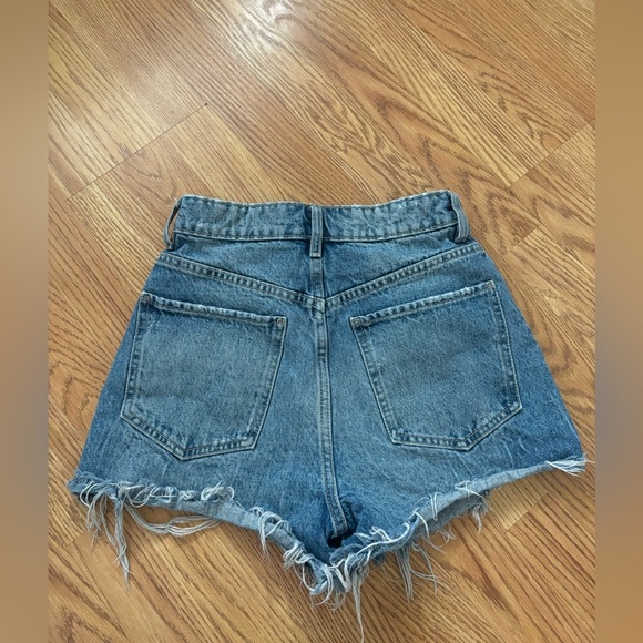 Zara denim distressed shorts 2 - Picture 6 of 8